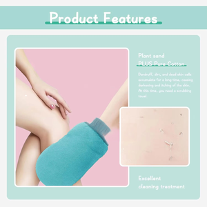 Custom Logo Exfoliating Bath Gloves Set <strong>Shower</strong> <strong>Foot</strong> <strong>Scrubber</strong> Mat Cleaner Wash Glove Remove Dead Skin <strong>for</strong> Men/Women - Product Image 5
