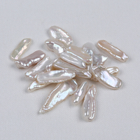 Perles d'eau douce naturelles en vrac de 7-11 mm, perles Biwa pour la fabrication de bijoux
