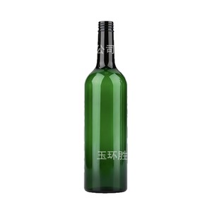 Sengia 750ml Dunkelgrüne Plastikweinflasche PET-Flüssigkeitsflasche mit Verschluss für Fruchtwein - Product Image 1