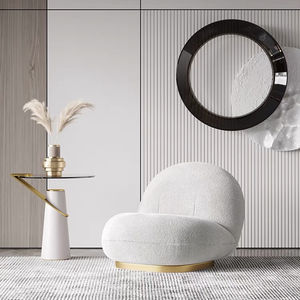 हल्के लक्जरी सरल घर नेटवर्क लाल आरामदायक सिंडी कुर्सी क्लाउड कुर्सी मेमने वेवेट सिंगल अवकाश कुर्सी लाइट लक्जरी सोफा - Product Image 1