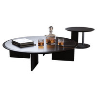 Table basse en marbre italien, petite taille, design moderne et minimaliste, meubles de salon, nécessite l'assemblage SG018