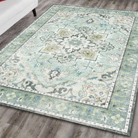 Tapis de salon turc bohème rétro à succès, tapis de sol de bureau américain, couvre-table basse moderne en polyester transfrontalier