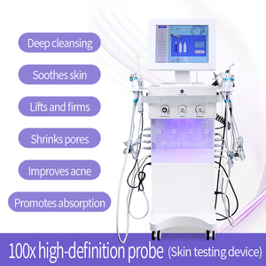 Nouvelle Arrivée 2026 : Appareil Hydra Microdermabrasion Haute Fréquence Jet Peel Oxygène avec 14 Poignées en Acier Inoxydable pour la Réduction des Pores - Product Image 2