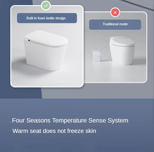 Gốm thông minh Nhà vệ sinh bát Watermark S Trap thông minh Nhà vệ sinh sàn <span class=keywords><strong>WC</strong></span> để cài đặt thông minh <span class=keywords><strong>WC</strong></span> nhà vệ sinh - Product Image 6