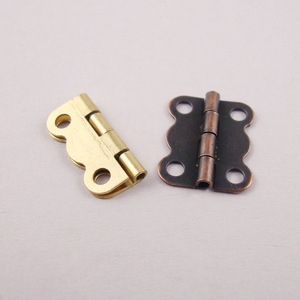 Mini charnière 14x16mm en fer à montage en surface pour meubles, charnière pour boîte en bois, style traditionnel, durable - Product Image 2