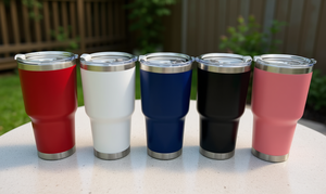 Borraccia Termica in Acciaio Inossidabile da 900 ml, a Doppia Parete Sottovuoto, con Coperchio, Design Minimalista - Product Image 2