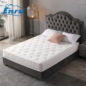 Venta caliente Euro Top Hybrid colchones para dormir pedido en línea King Queen Size Custom colchón de muelles barato comprimido en una caja - Product Image 4