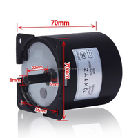 220V 40W 2.5-110RPM 50Hz 70KTYZ Micro Moteur À Engrenages Moteur À Aimant Permanent AC Moteur Synchrone pour Machine CNC