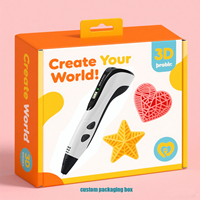Pabrik Cina kustom 5V 3D Printer Pen Set 1.75mm PCL plastik filamen EN71 terdaftar anak-anak pendidikan menggambar mainan