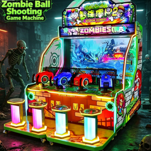 Machine de jeu d'arcade à monnayeur sur le thème du tir aux balles avec rédemption de tickets, garantie 1 an, version anglaise - Product Image 1