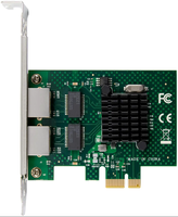 Tarjeta de Red para Servidor Gigabit Ethernet de Doble Puerto Fervit PCIe NetXtreme