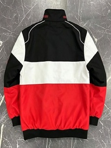 เสื้อแจ็คเก็ตไซส์ใหญ่แบบสั่งทำพิเศษสำหรับผู้ชาย แจ็คเก็ตนักแข่งรถปักลายเต็มตัว <span class=keywords><strong>F1</strong></span> เสื้อผ้าฤดูใบไม้ร่วงสไตล์อเมริกัน แจ็คเก็ตโพลีเอสเตอร์ - Product Image 3