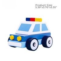 Los niños promocionales colorido encantador de la educación mini inteligente coche de juguete para niños grandes coche de juguete de madera