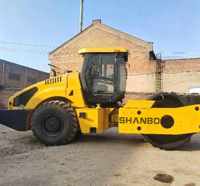 Compacteur monocylindre 140 kW à prix économique, rouleau compresseur routier 18 tonnes pour la construction routière