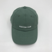 Gorra de Béisbol Yukaihe Personalizada de Algodón Verde y Blanco con Logotipo Bordado en la Parte Trasera y Delantera, Gorra de Béisbol Suave Sin Estructura con Cierre a Presión