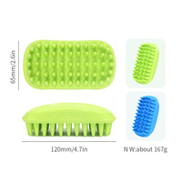 Brosse de bain pour animaux de compagnie transfrontalière avec massage et bulles pour le nettoyage et la beauté – Nouveauté explosive
