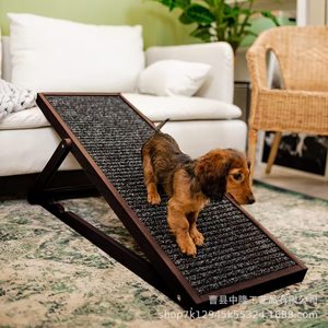 Rampa de madera plegable para perros, escalera para mascotas para sofá, coche, uso interior y exterior - Product Image 2