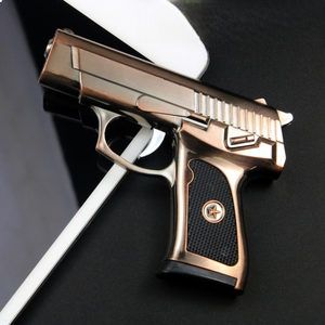 Apparence élégante, <span class=keywords><strong>briquet</strong></span> de luxe en forme de pistolet, <span class=keywords><strong>briquet</strong></span> torche coupe-vent, <span class=keywords><strong>briquet</strong></span> à gaz vintage rechargeable personnalisé, <span class=keywords><strong>briquet</strong></span> en forme de pistolet - Product Image 2