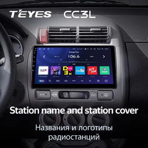 TEYES CC3L WIFI para Honda <span class=keywords><strong>Jazz</strong></span> 1 GD 2001 - 2008 Fit 1 2001 - 2009 Radio de coche reproductor de vídeo Multimedia navegación estéreo Android - Product Image 4
