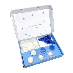 Kit de massa de material para bandejas de silicone dental para impressão de dentes personalizados