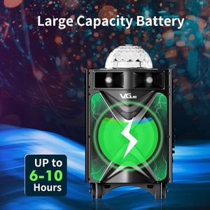 New Arrival VeGue VS-1088 <strong>Professional</strong> Chinese RGB <strong>Karaoke</strong> Speaker <strong>Machine</strong> with Mic and Bluetooth for Kids and Family - Product Image 3