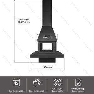 Crucero 900mm chimenea colgante <span class=keywords><strong>bioetanol</strong></span> atomizadora estufa <span class=keywords><strong>de</strong></span> leña <span class=keywords><strong>para</strong></span> uso <span class=keywords><strong>interior</strong></span> calefacción electrónica sala <span class=keywords><strong>de</strong></span> estar flotante - Product Image 4