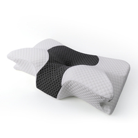 Oreiller en mousse à mémoire de forme Oreiller de contour cervical en mousse à mémoire de forme orthopédique ergonomique pour les dormeurs latéraux et dorsaux