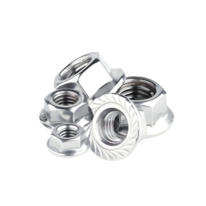 <span class=keywords><strong>Dimensions</strong></span> personnalisées écrou à bride hexagonale en acier au carbone M3-<span class=keywords><strong>M12</strong></span> avec écrou à dents écrou de blocage - Product Image 5