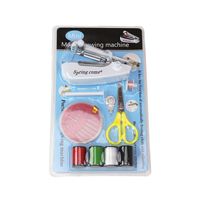 Machine à coudre manuelle Portable petite lampe de poche conception Mini Machine à coudre domestique transfrontalière exclusive en plastique Durable