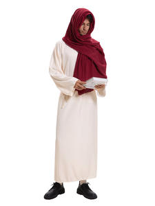 Disfraz <span class=keywords><strong>de</strong></span> Pastor para Representación Escénica <span class=keywords><strong>de</strong></span> Halloween, Estilo Árabe Vintage, Túnica <span class=keywords><strong>de</strong></span> Dubái, Disfraz <span class=keywords><strong>de</strong></span> Misionero <span class=keywords><strong>de</strong></span> Oriente Medio - Product Image 3
