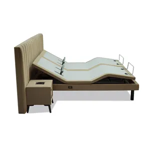 Piccolo letto elettrico doppio elettrico vendita fabbrica Okin letto regolabile ODM OEM regolabile letto letto Queen elettrico regolabile TT