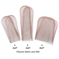 Populaire 2X4/2X6/4X4 Filet de dentelle suisse souple, fin et léger pour la confection de perruques DIY, la fabrication de bonnets, la couture et le tissage 1 pièce/lot