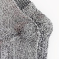 Chaussettes de sport en coton brodées sur mesure pour hommes, avec coussinets doux, rayures et logo animalier