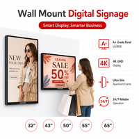 Écran tactile KEINONE OEM 21,5 pouces, lecteur multimédia vidéo, affichage numérique LCD, affichage publicitaire mural