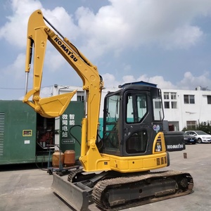 Miniexcavadora Komatsu PC55 Usada Original de Japón, 5.5 Toneladas, Miniexcavadora Hidráulica de Orugas, Bajo Número de Horas, Bajo Precio, Motor con Rodamientos - Product Image 3