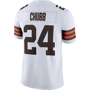 Grosir 2023 Jersey sepak bola kualitas tinggi Garret 4 # desaun Watson #24 Chubb celana pendek jahit lengan pendek sejuk - Product Image 4