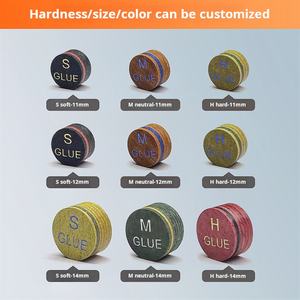 Xikuno Big Head Pool Cue cuero cabelludo resistente al desgaste multicapa pistola cabeza reemplazo accesorios de billar - Product Image 4