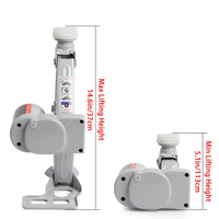 Cric électrique professionnel mini 3T 12V à ciseaux QY42S 150-420mm certifié CE ISO avec garantie 1 an pour réparation rapide