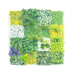 Planta de plástico <span class=keywords><strong>artificial</strong></span>, flor, hierba, pared enrollable, paneles de pared de flores, telón de fondo para decoración del hogar o fotografía de eventos - Product Image 1