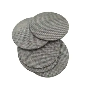 0.2 5 micron long life stainless steel metal Sintered wire mesh filter disc