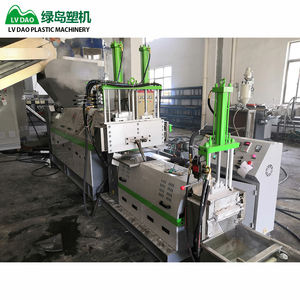 Lvdao simple vis refroidissement par eau recycler Pe plastique Film humide granulateur Pelletier Machine ligne de pelletisation - Product Image 5