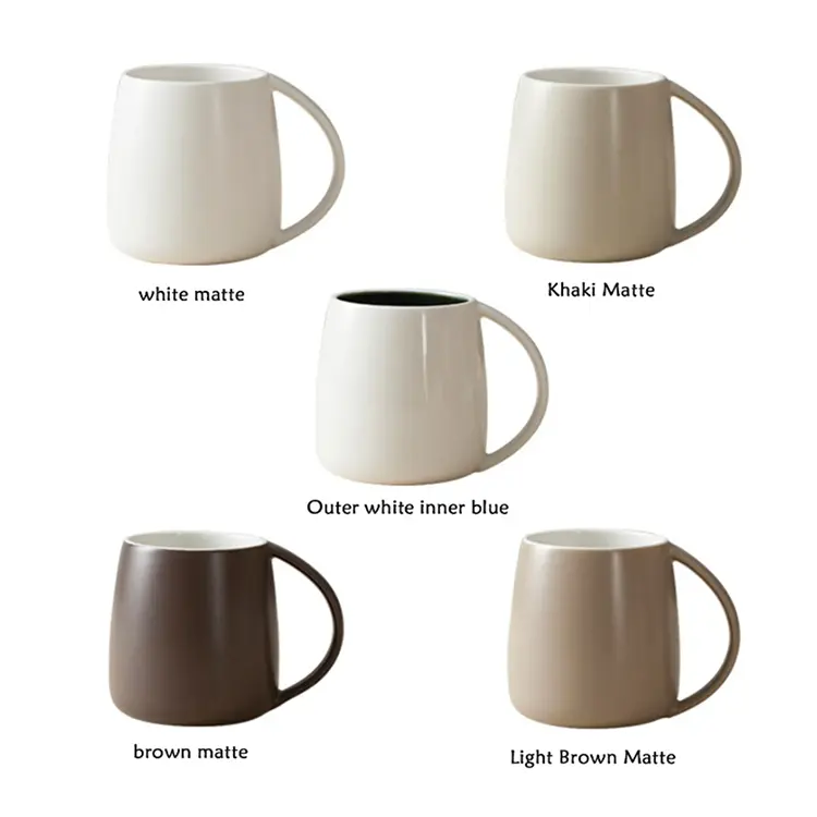 2023 Vintage Personalis divertente porcellana ceramica personalizzata tavola calda opaca caffè latte tazza personalizzata con Logo stampato