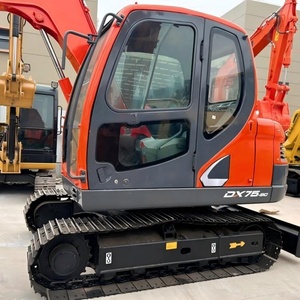 Low Hour <b>Used</b> Doosan DX75 7.5t Mini Excavator &Second Hand Digger <b>Used</b> <b>Machinery</b> 7 Ton <b>Used</b> Hydraulic Crawler Excavator - Product Image 4