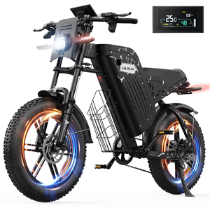 Bicicleta Eléctrica VARUN140KM de Largo Alcance con Neumáticos Gruesos de 20 Pulgadas, 48V31.5Ah, Pantalla LCD Central, Almacén en la UE, para Desplazamientos al Aire Libre, Modelo X-Plorer - Product Image 4