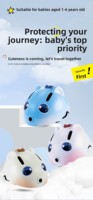 Nouveau Casque de Cyclisme 3D Stéréo pour Enfants 2026, en PC Anti-choc, Certifié CE, Idéal pour Vélos d'Équilibre et Trottinettes
