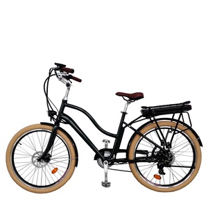 Vente chaude 26 pouces urbain vélo électrique rétro rapide vélo de ville avec 36v arrière Bafang Hub Motor pas cher ventes Type intelligent électronique - Product Image 1