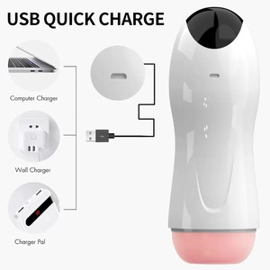 Produit très vendu Masturbateur électrique en silicone pour homme Produit pour adultes Jouet sexuel Masturbation automatique pour homme Masturbateur blanc Jouet - Product Image 4