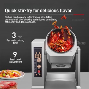 Precios Bajos de Fábrica, Máquina de Cocinar Automática en Oferta, Olla Giratoria de Acero Inoxidable, <span class=keywords><strong>Robot</strong></span> para Saltear Alimentos - Product Image 2