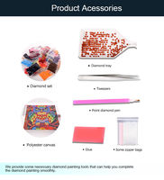 B&C ART Square 30x40cm Kit Seni Berlian DIY yang Dapat Dipersonalisasi Mudah Dilakukan Dekorasi Rumah Kuda Putih Bunga Gaya Klasik Dilukis Tangan