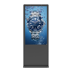 Afficheur numérique vertical extérieur LCD 43/49/55/65 pouces, Totem Android, affichage numérique autoportant, écran tactile, <span class=keywords><strong>kiosque</strong></span> - Product Image 2